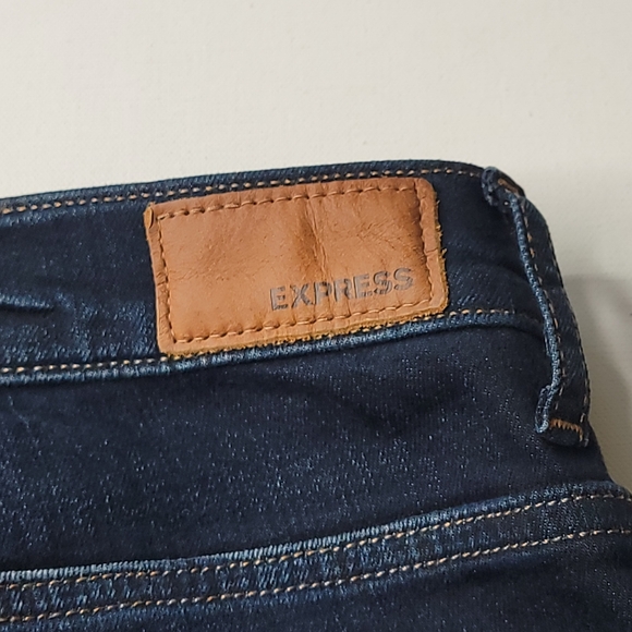 Express High Rise Jean Leggings Size 6R - Picture 6 of 9